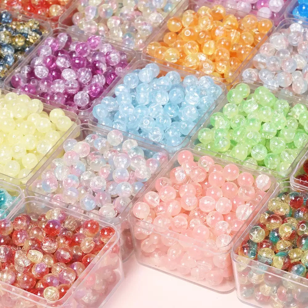 Glass Beads Lucky Bags - Open in live